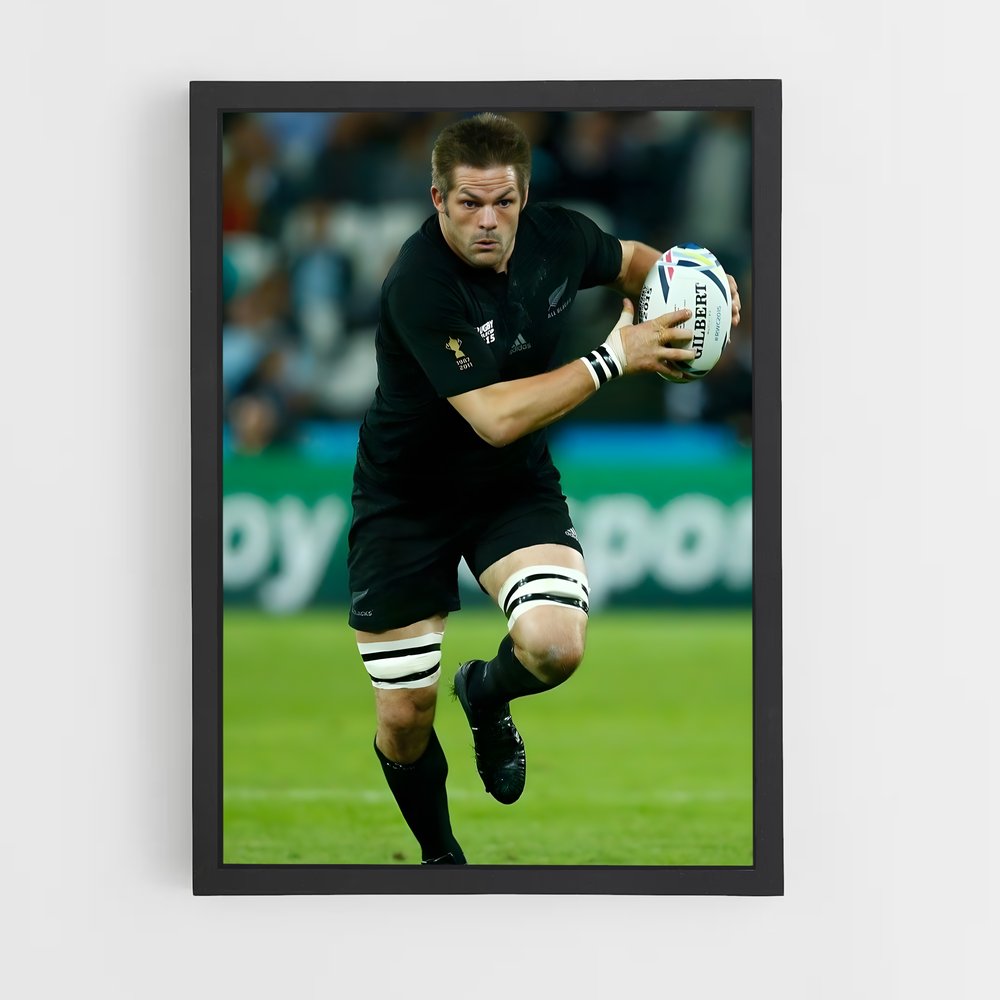 Poster Richie de mccaw – affiche Rugby (vue 2)